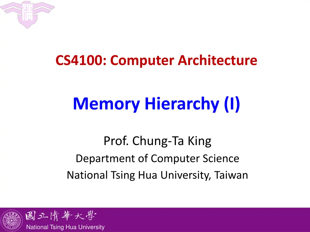 cs4100 computer architecture n.w