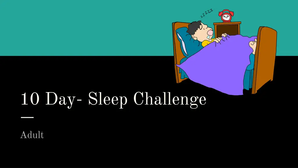 10 day sleep challenge n.w