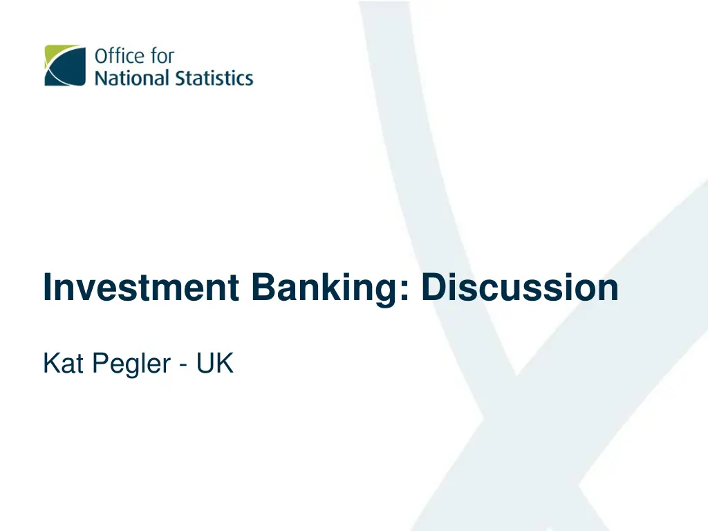 investment banking discussion n.w