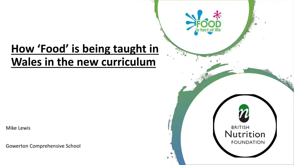 how food is being taught in wales n.w