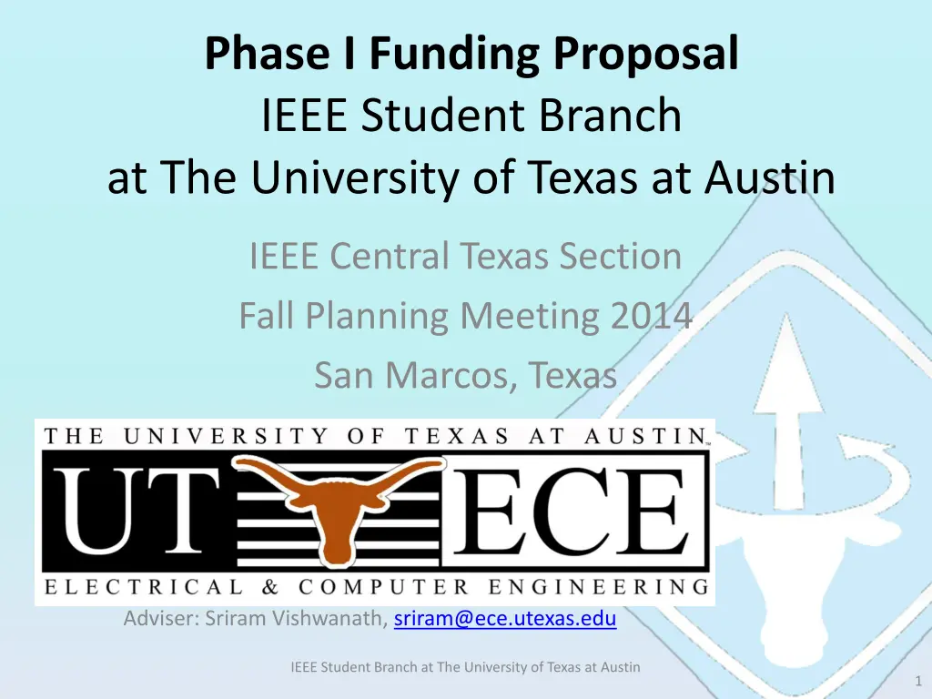 phase i funding proposal ieee student branch n.w
