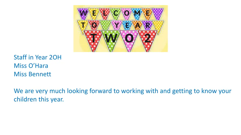 staff in year 2oh miss o hara miss bennett n.w