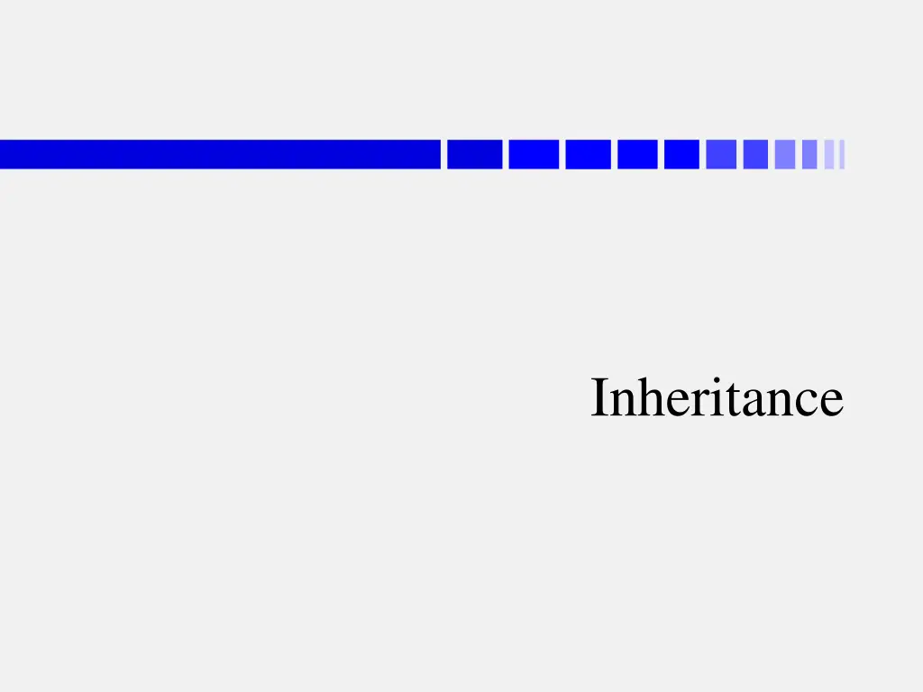 inheritance n.w