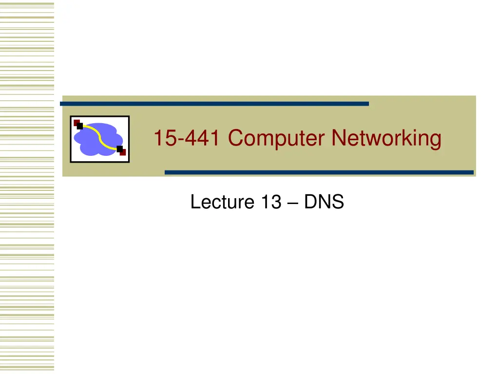 15 441 computer networking n.w