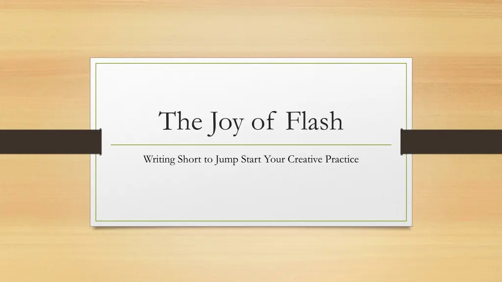 the joy of flash n.w