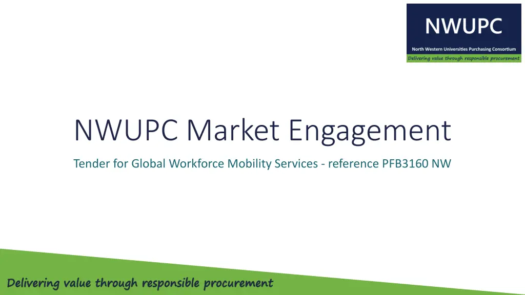 nwupc market engagement n.w