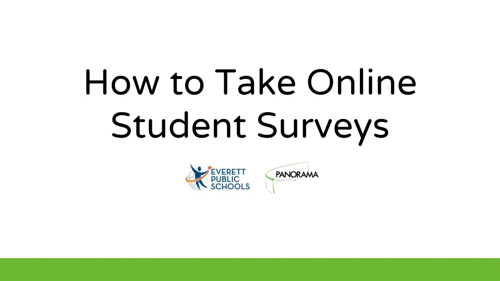 how to take online student surveys n.w