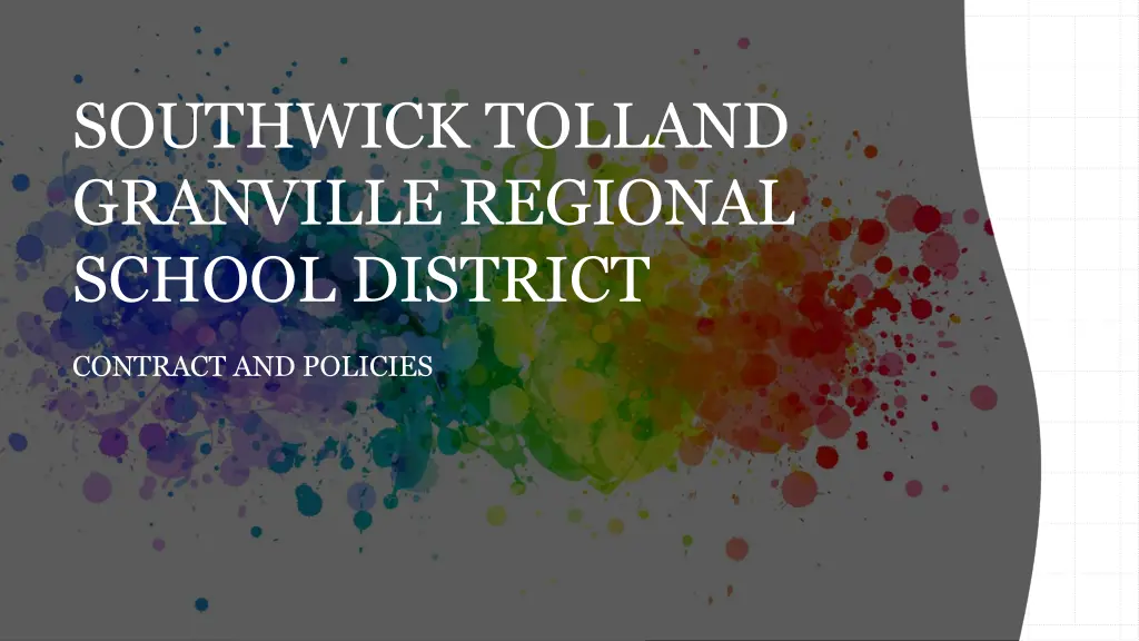 southwick tolland granville regional school n.w