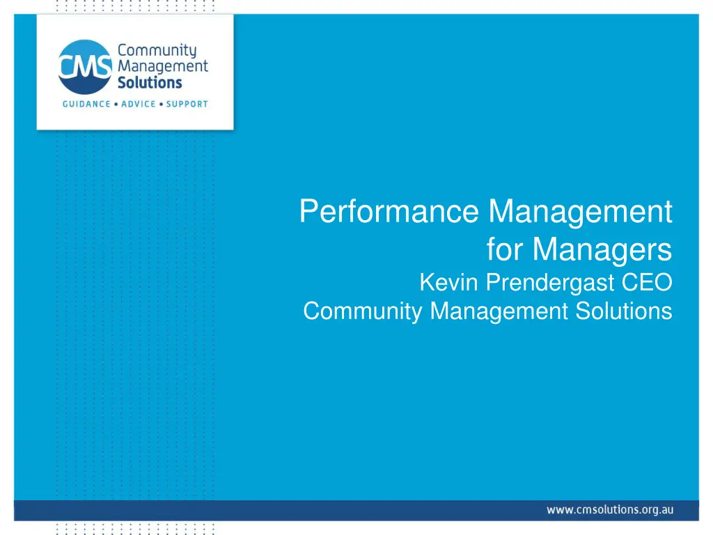 performance management for managers kevin n.w