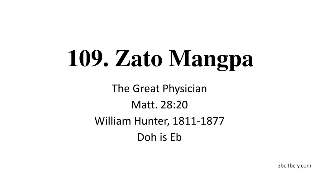 109 zato mangpa n.w