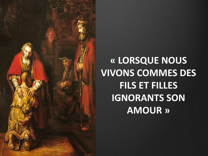 Lessons from the Parable of the Prodigal Son