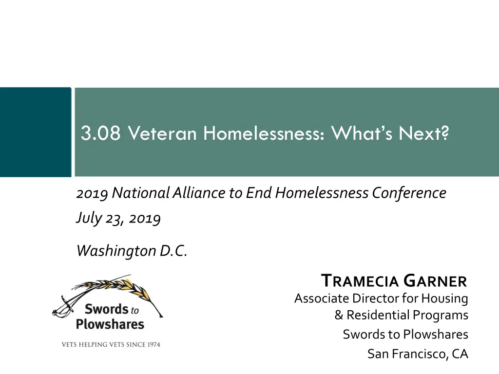 3 08 veteran homelessness what s next n.w