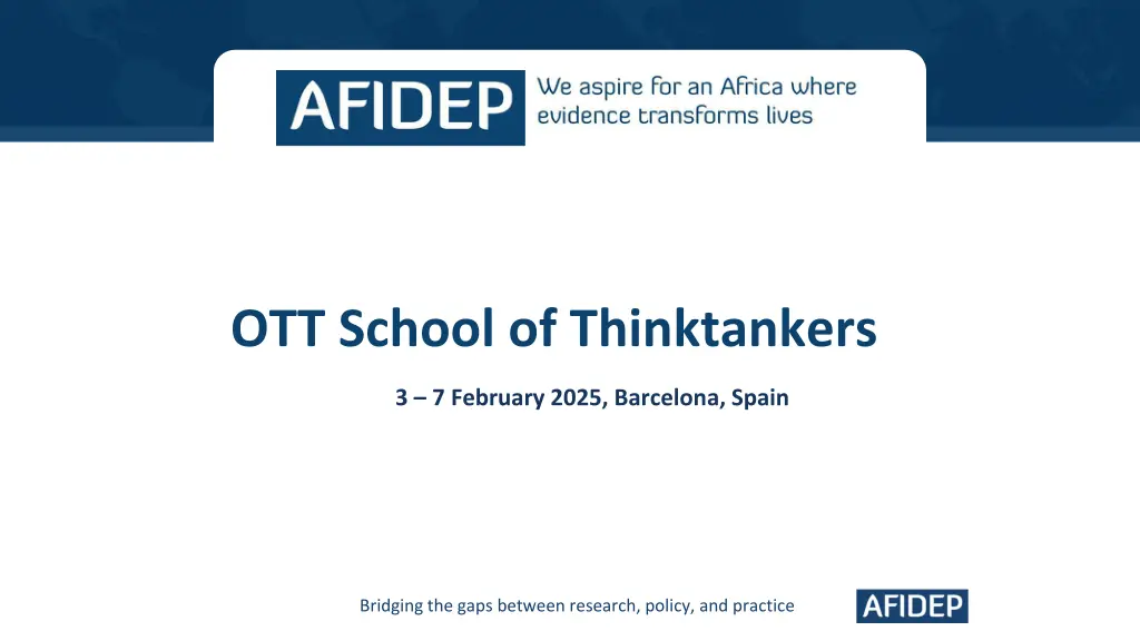 ott school of thinktankers n.w