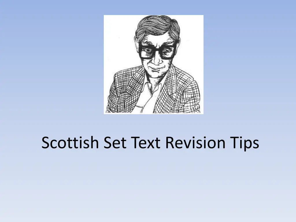 scottish set text revision tips n.w