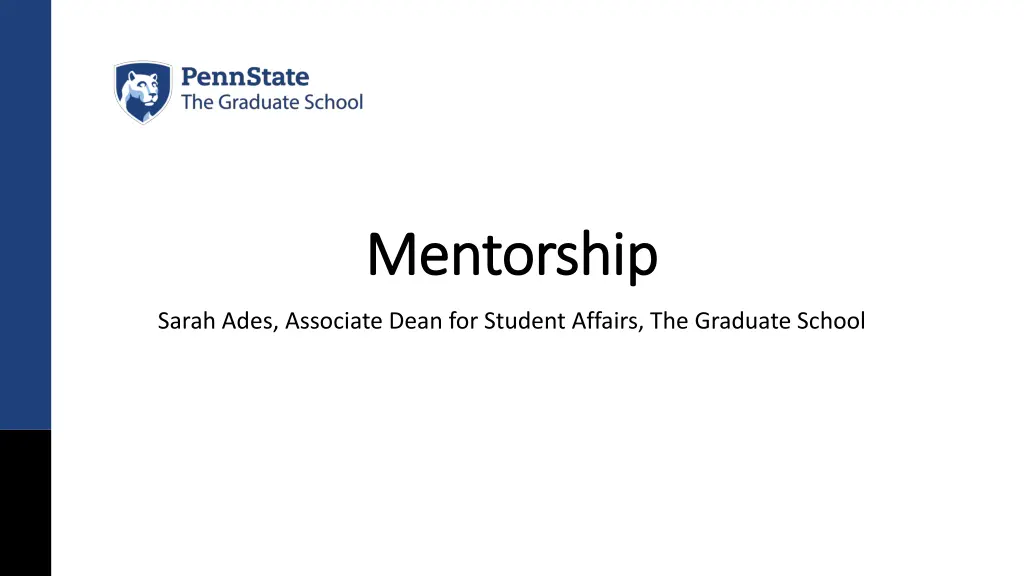 mentorship mentorship n.w