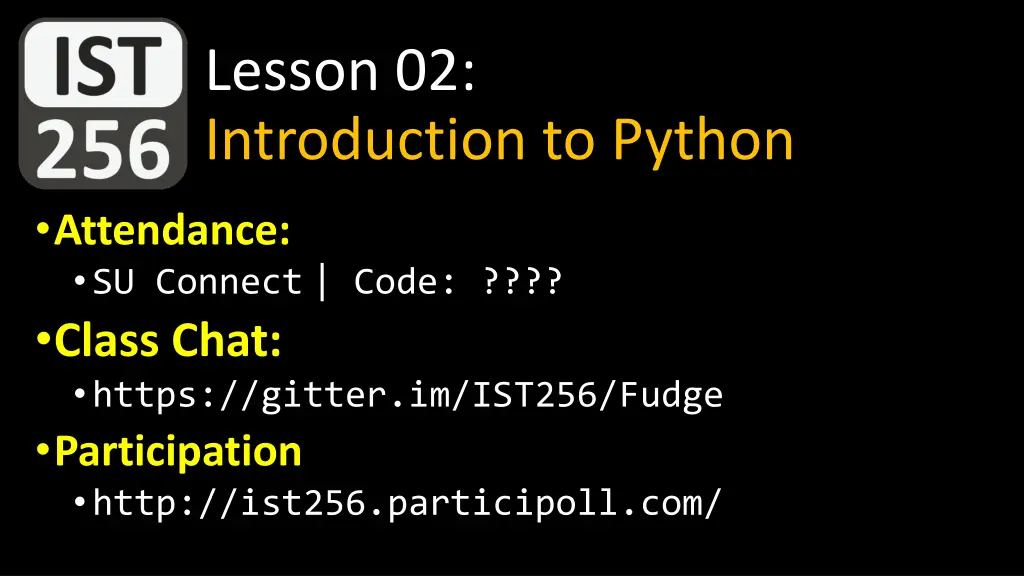 lesson 02 introduction to python n.w