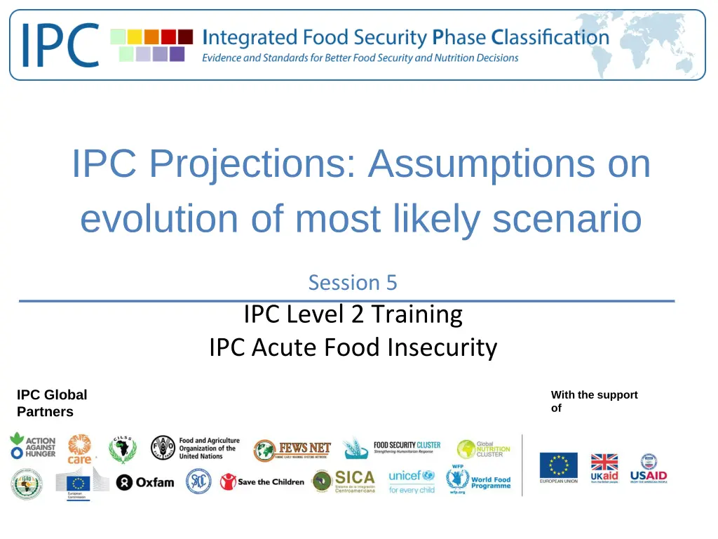 ipc projections assumptions on evolution of most n.w