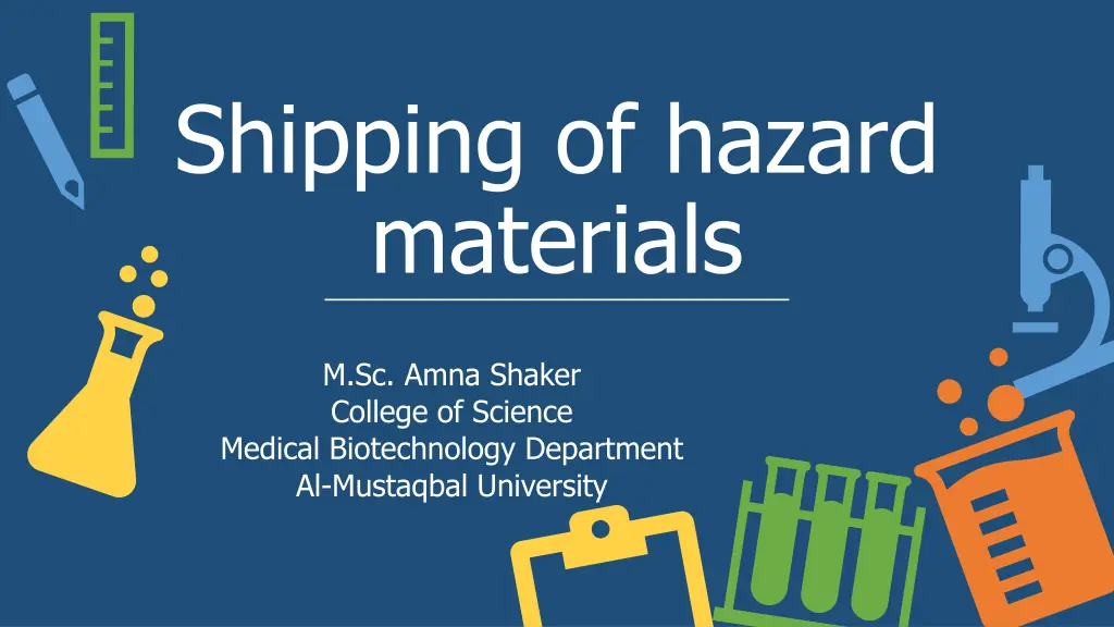 shipping of hazard materials n.w
