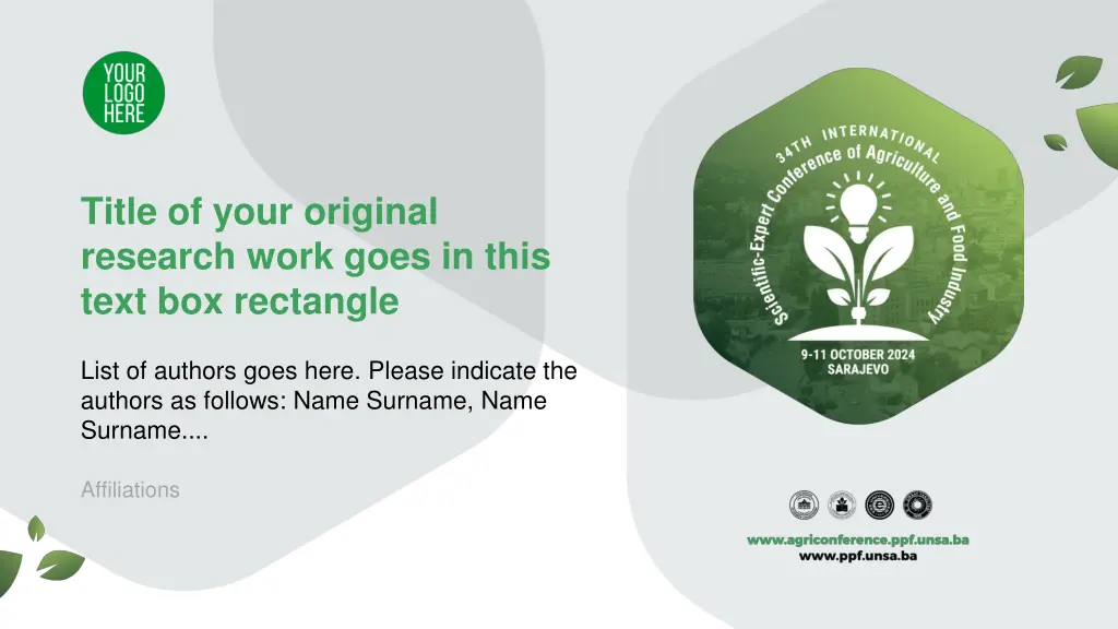 title of your original research work goes in this n.w