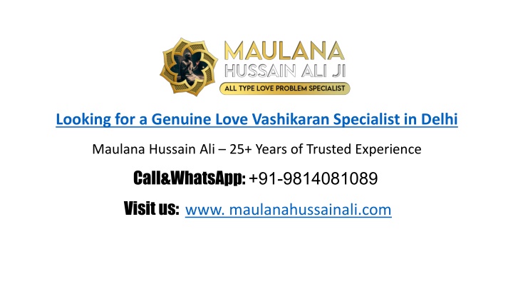 Best Love Vashikaran Specialist Astrologer in Delhi