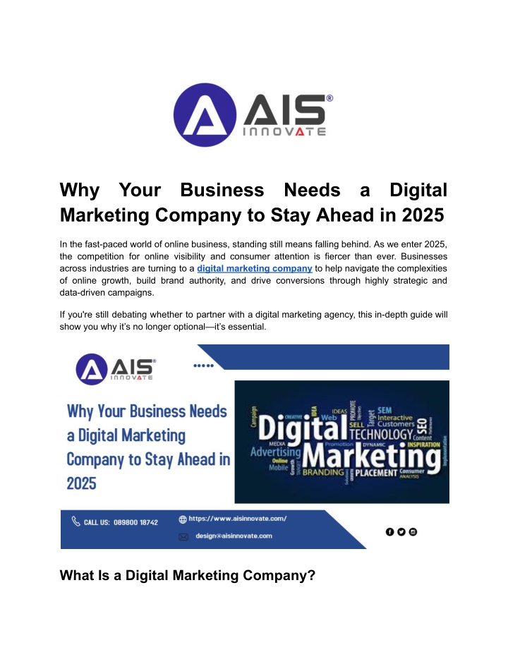 why your business needs a digital marketing n.w