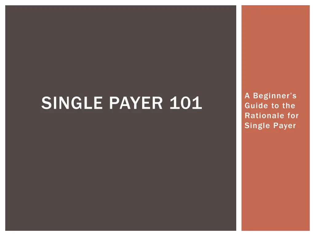 a beginner s guide to the rationale for single n.w