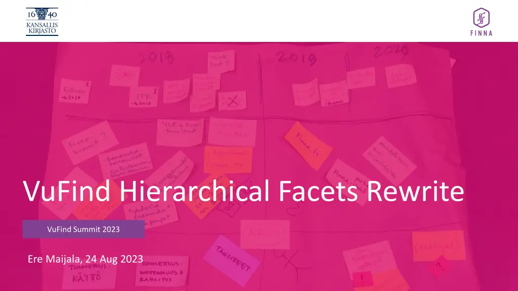vufind hierarchical facets rewrite n.w
