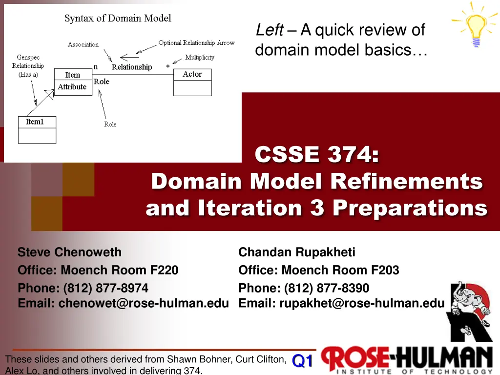 left a quick review of domain model basics n.w