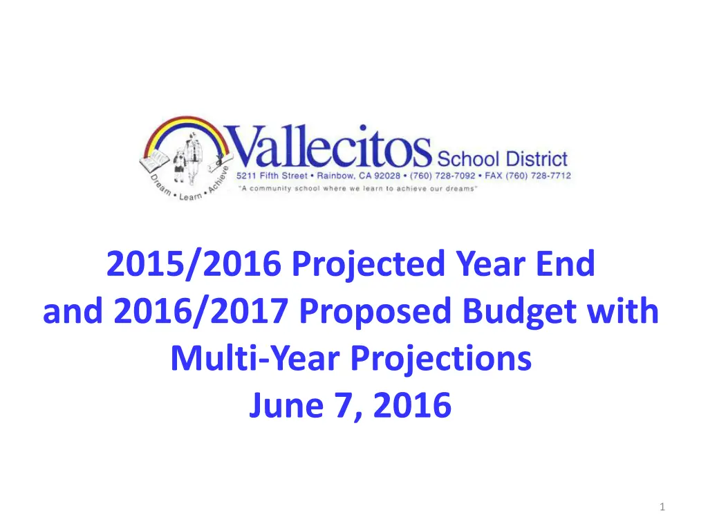 2015 2016 projected year end and 2016 2017 n.w