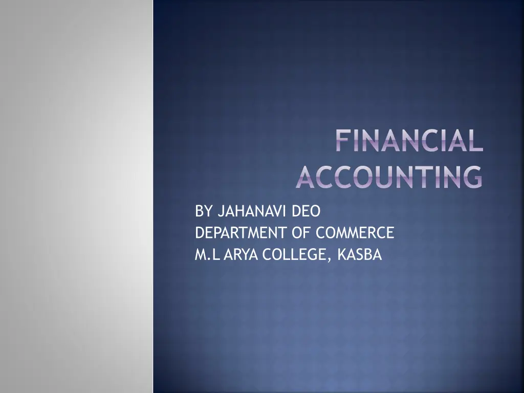 financial accounting n.w