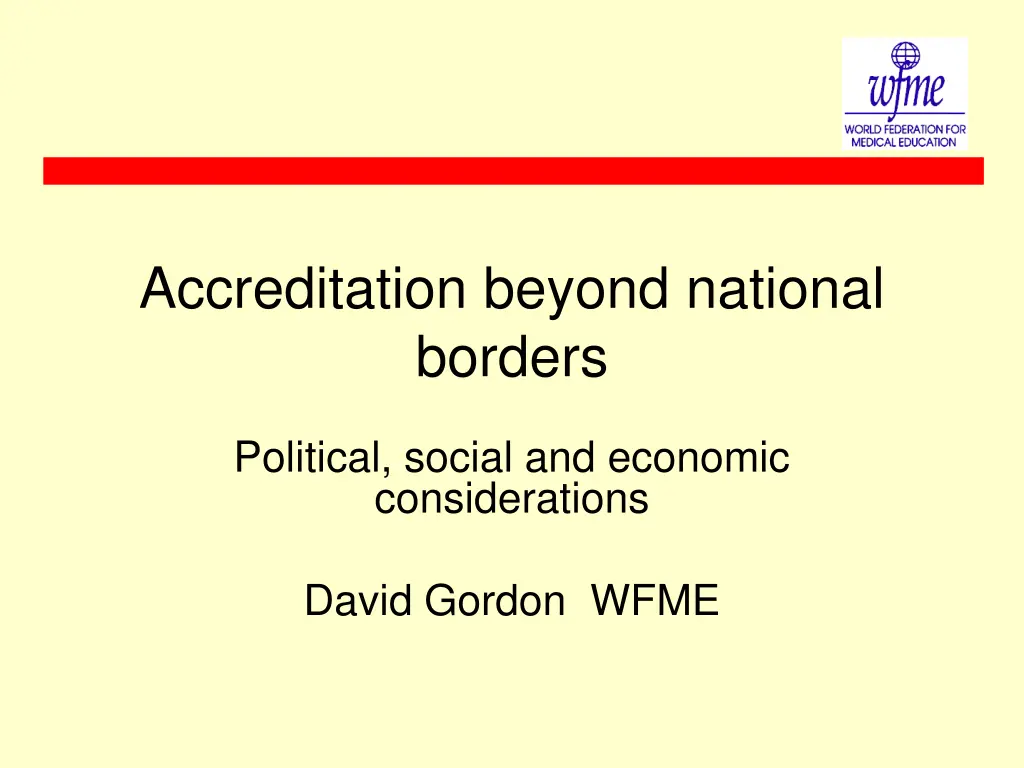 accreditation beyond national borders n.w