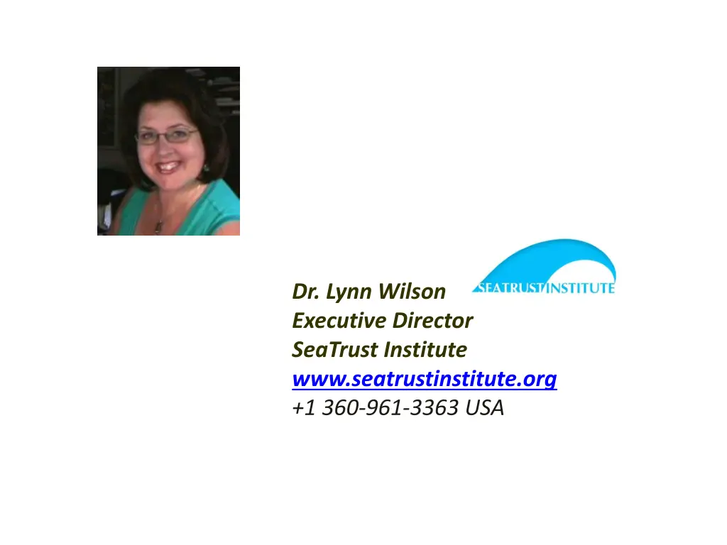 dr lynn wilson executive director seatrust n.w