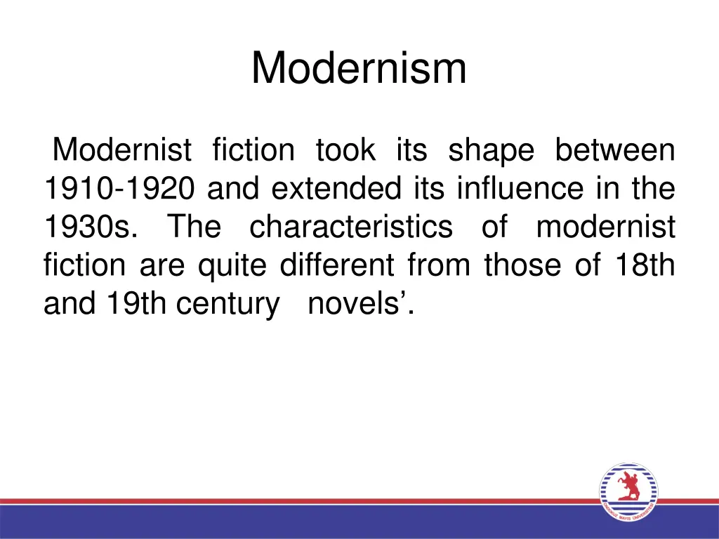 modernism n.w