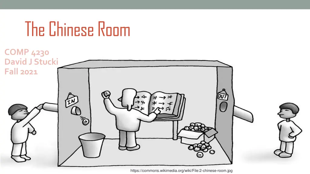 the chinese room n.w
