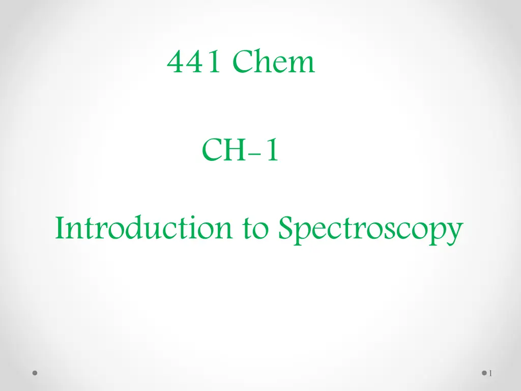 441 chem n.w