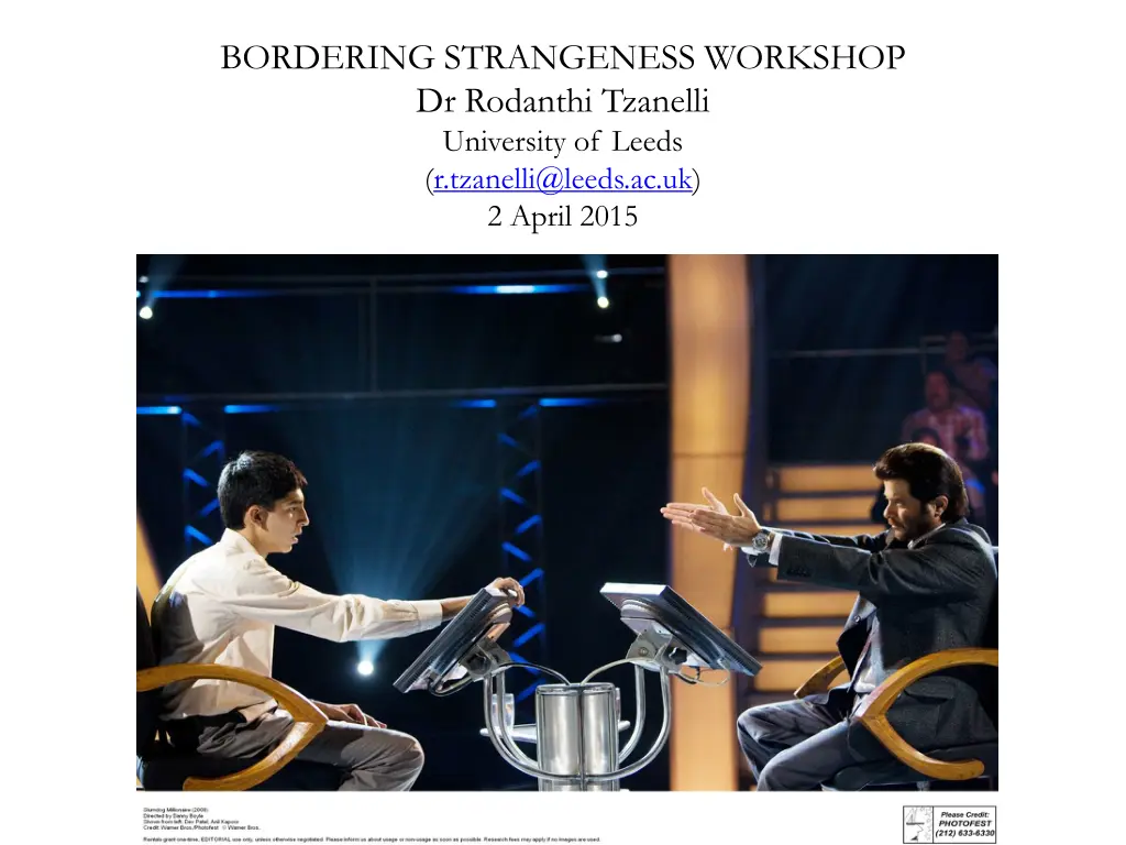 bordering strangeness workshop dr rodanthi n.w
