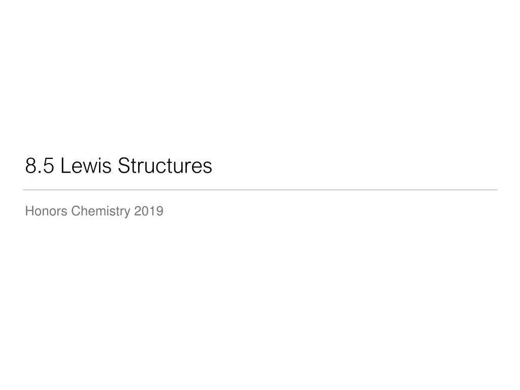 8 5 lewis structures n.w