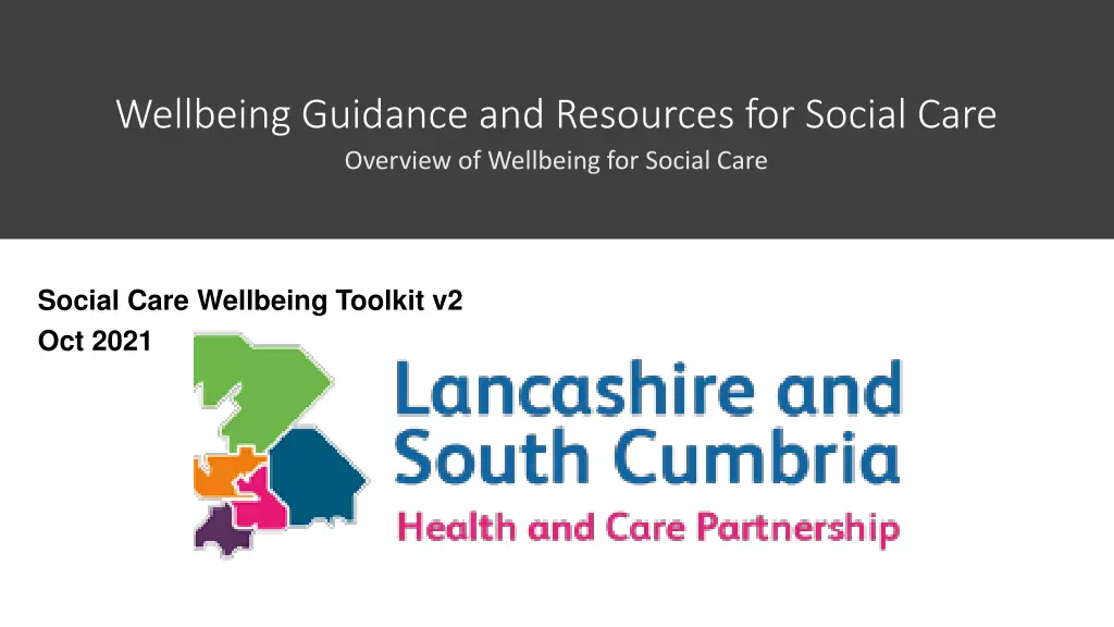 wellbeing guidance and resources for social care n.w