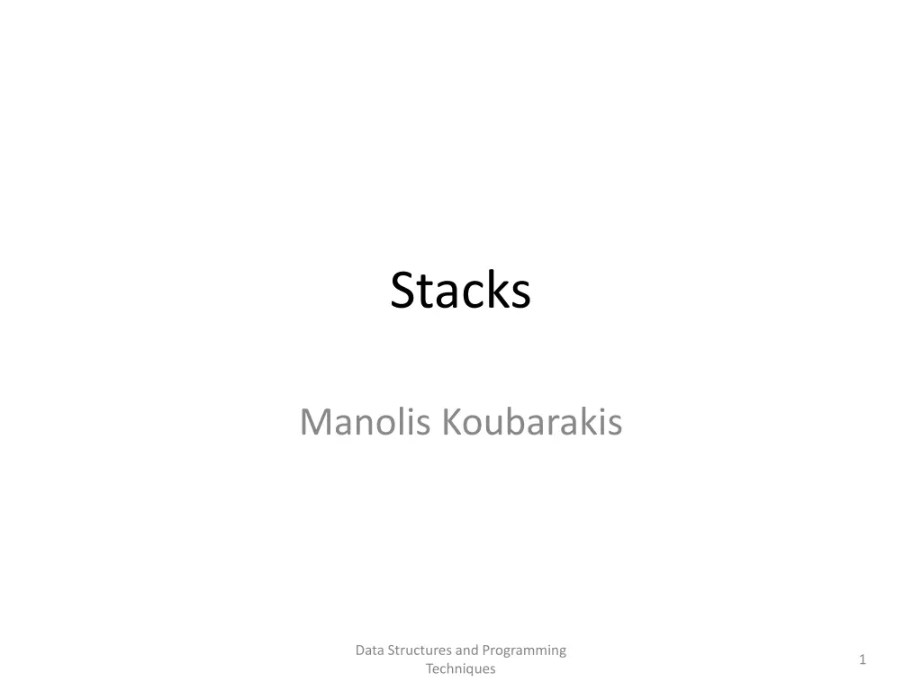 stacks n.w