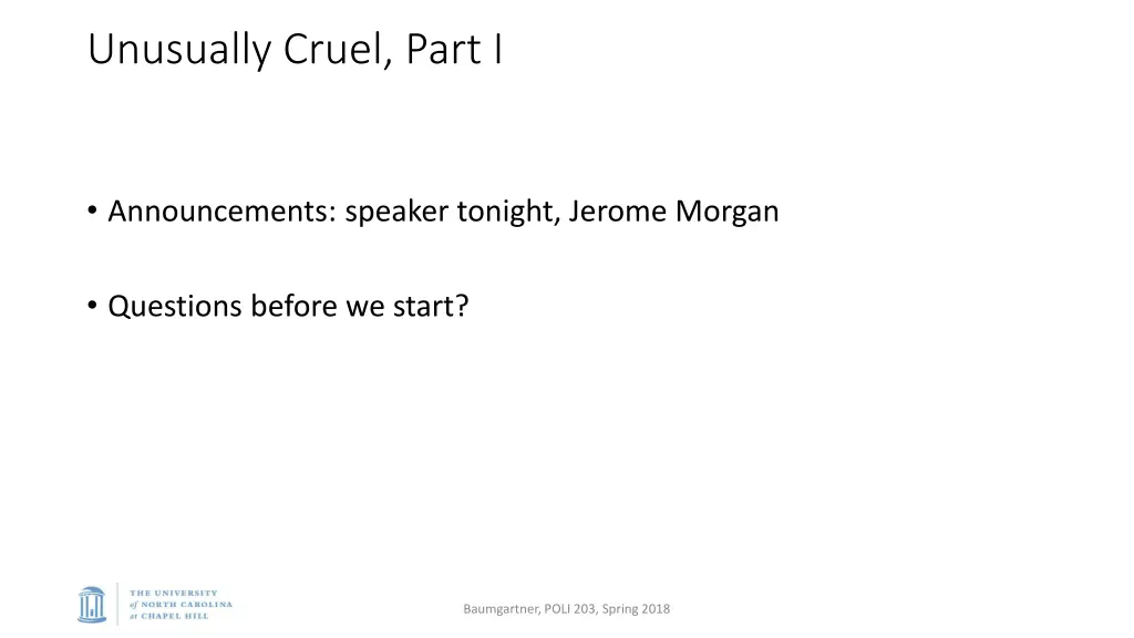 unusually cruel part i n.w