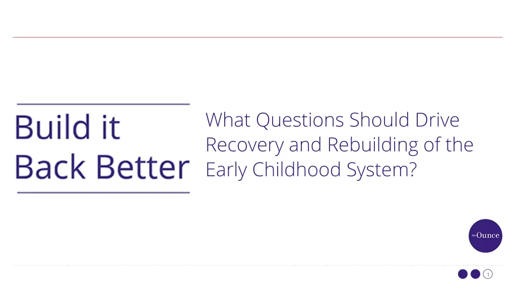 what questions should drive recovery n.w