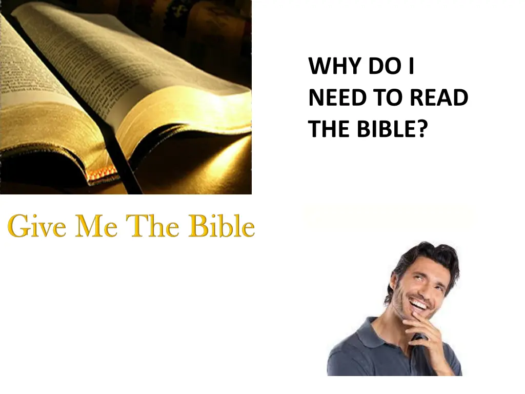 why do i need to read the bible n.w