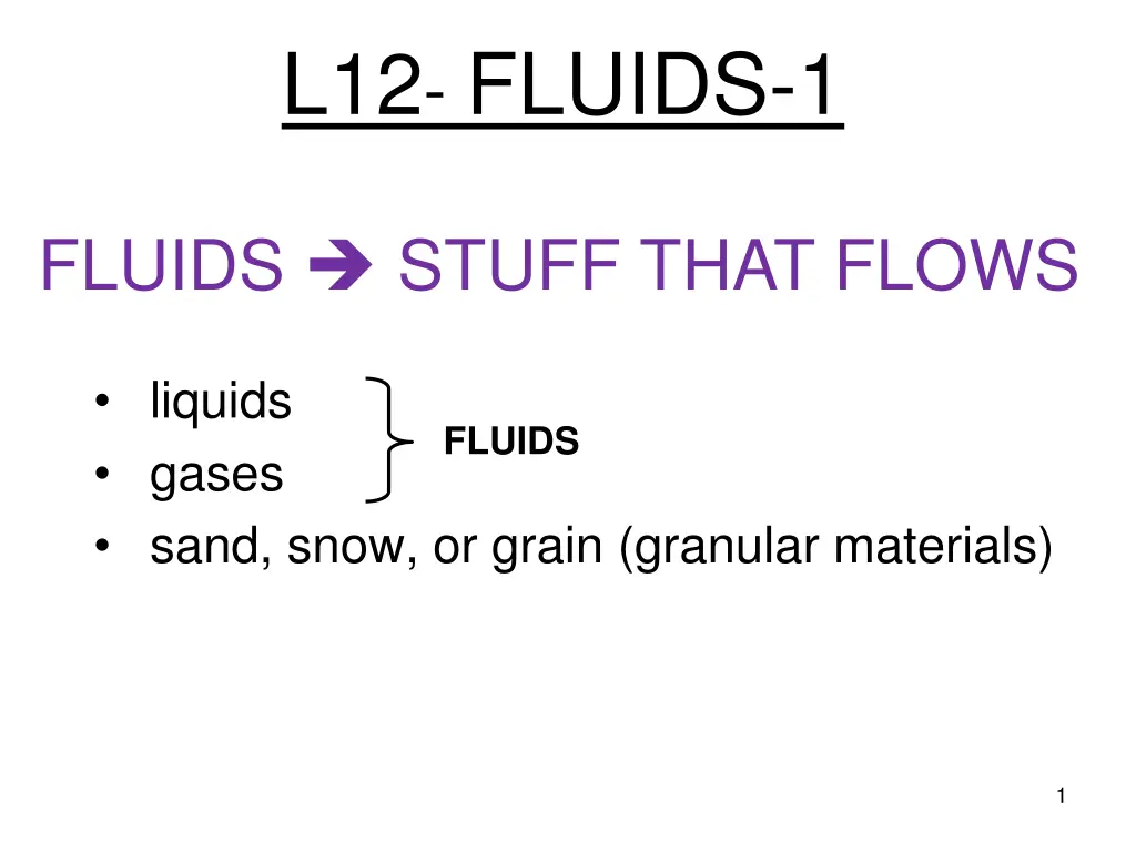 l12 fluids 1 n.w