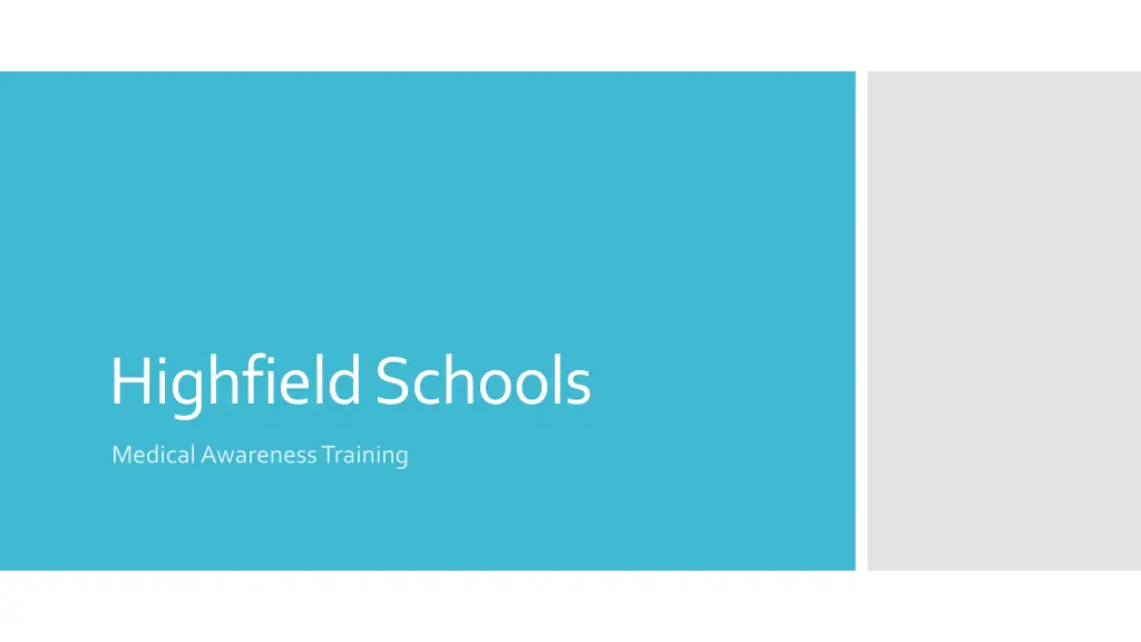 highfield schools n.w