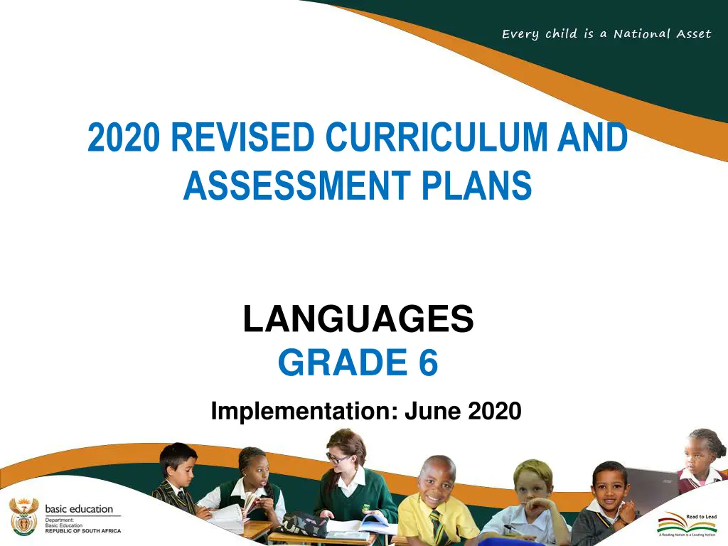 2020 revised curriculum and assessment plans n.w