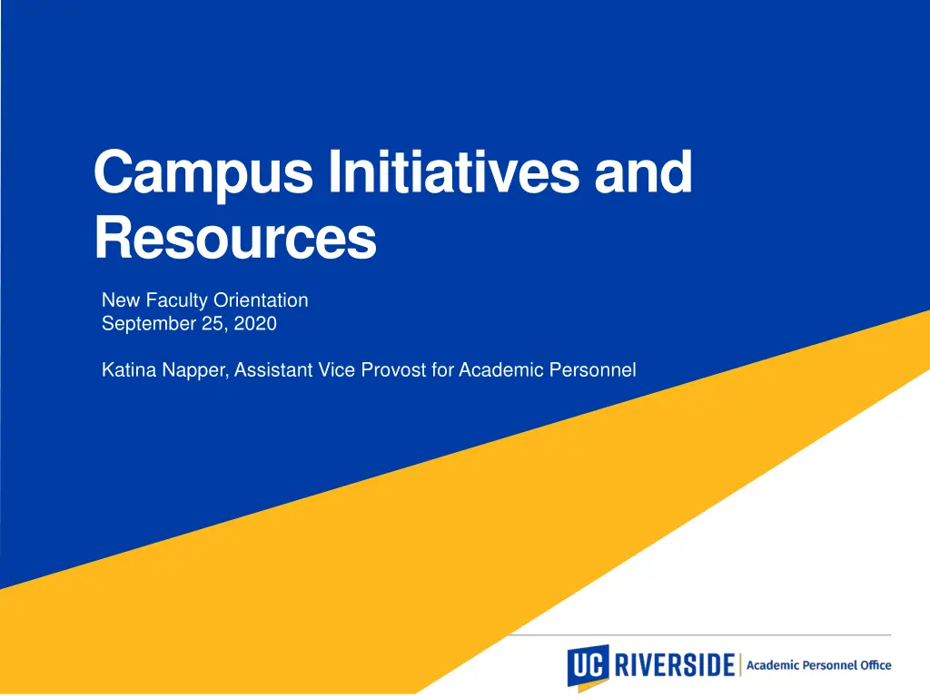 campus initiatives and resources n.w