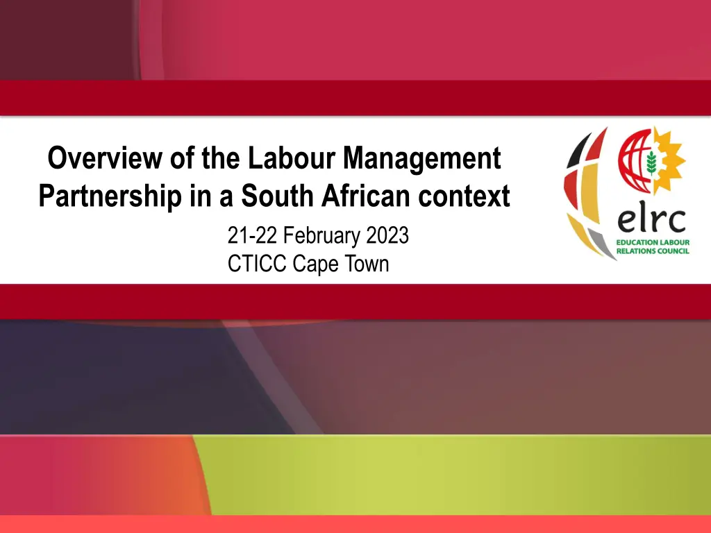 overview of the labour management partnership n.w