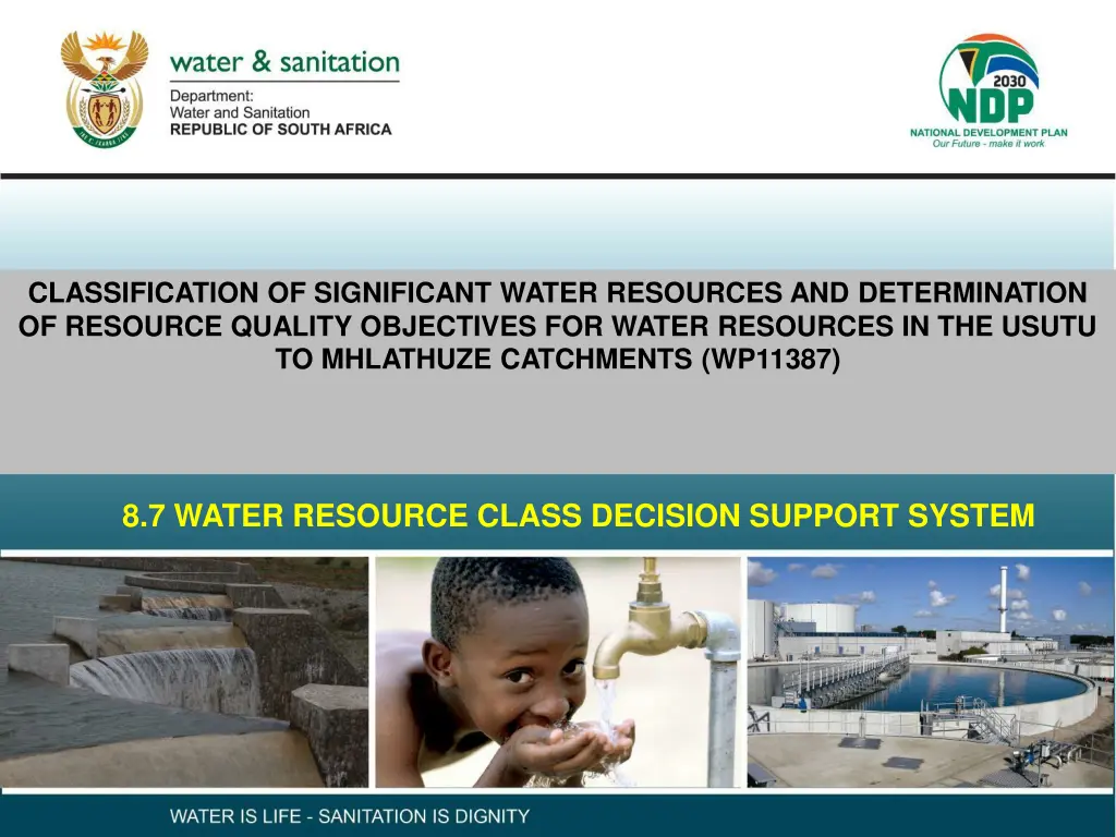 classification of significant water resources n.w
