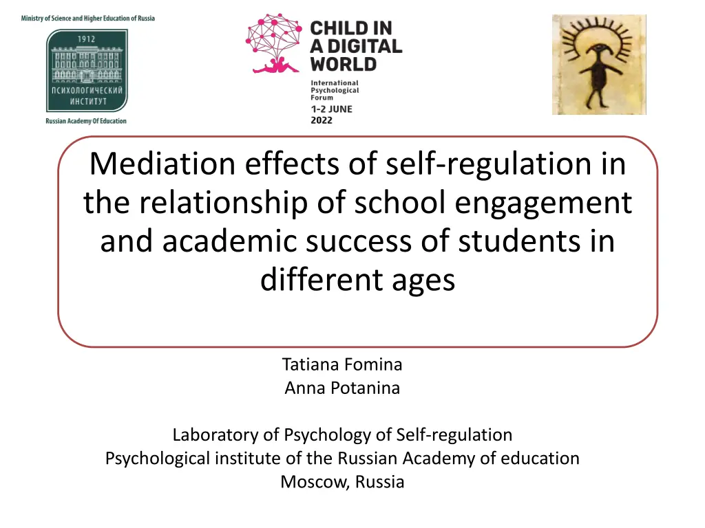 mediation effects of self regulation n.w