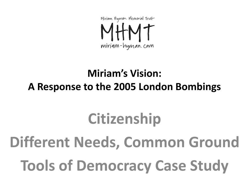 miriam s vision n.w